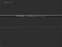 Tablet Screenshot of aldoah.com
